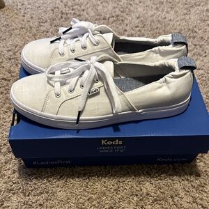 Keds Darcy Chambray White canvas runners